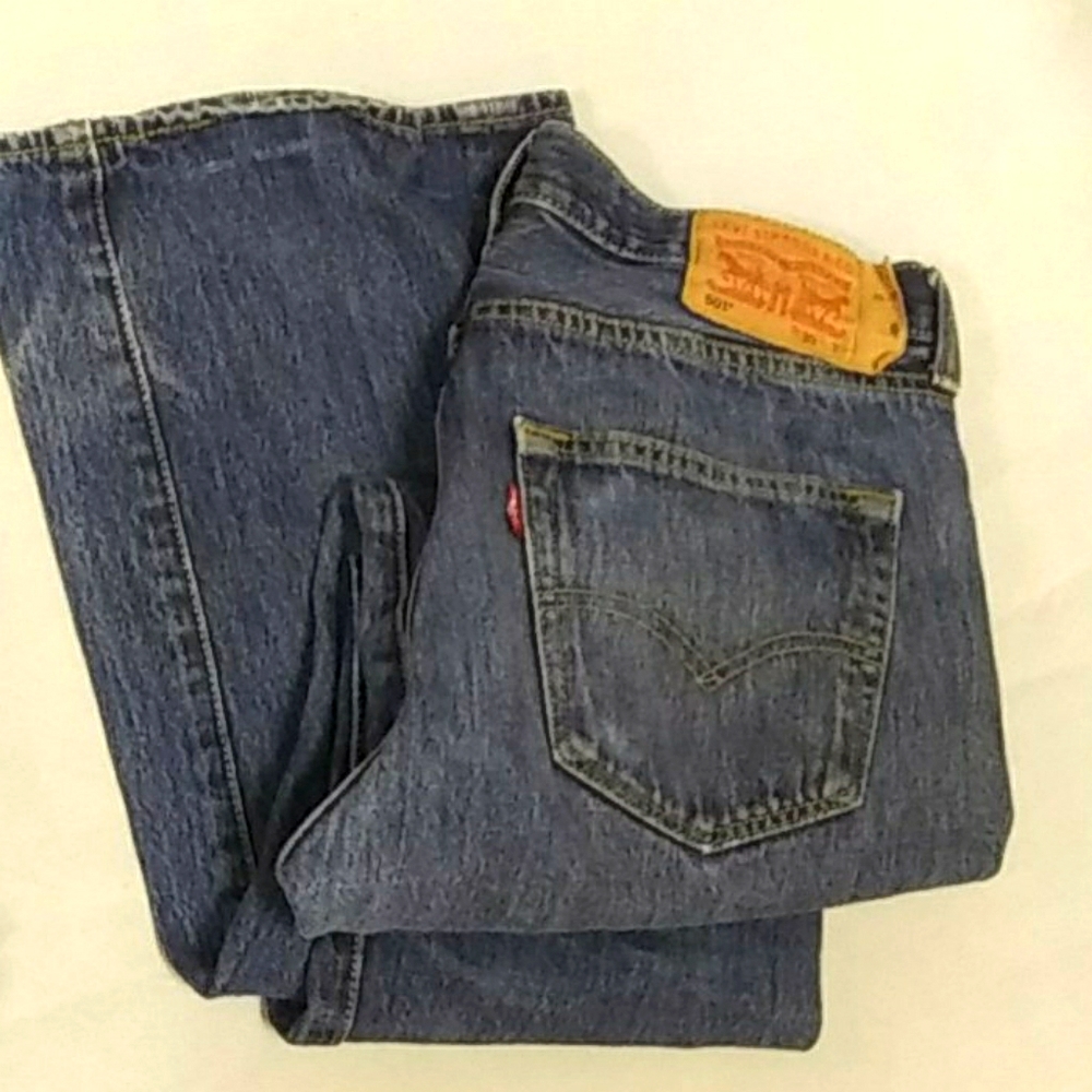 Levi's 501s dark wash